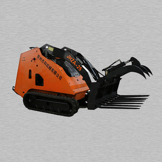 Mini Skid Steer Loader Timber Wood Grab